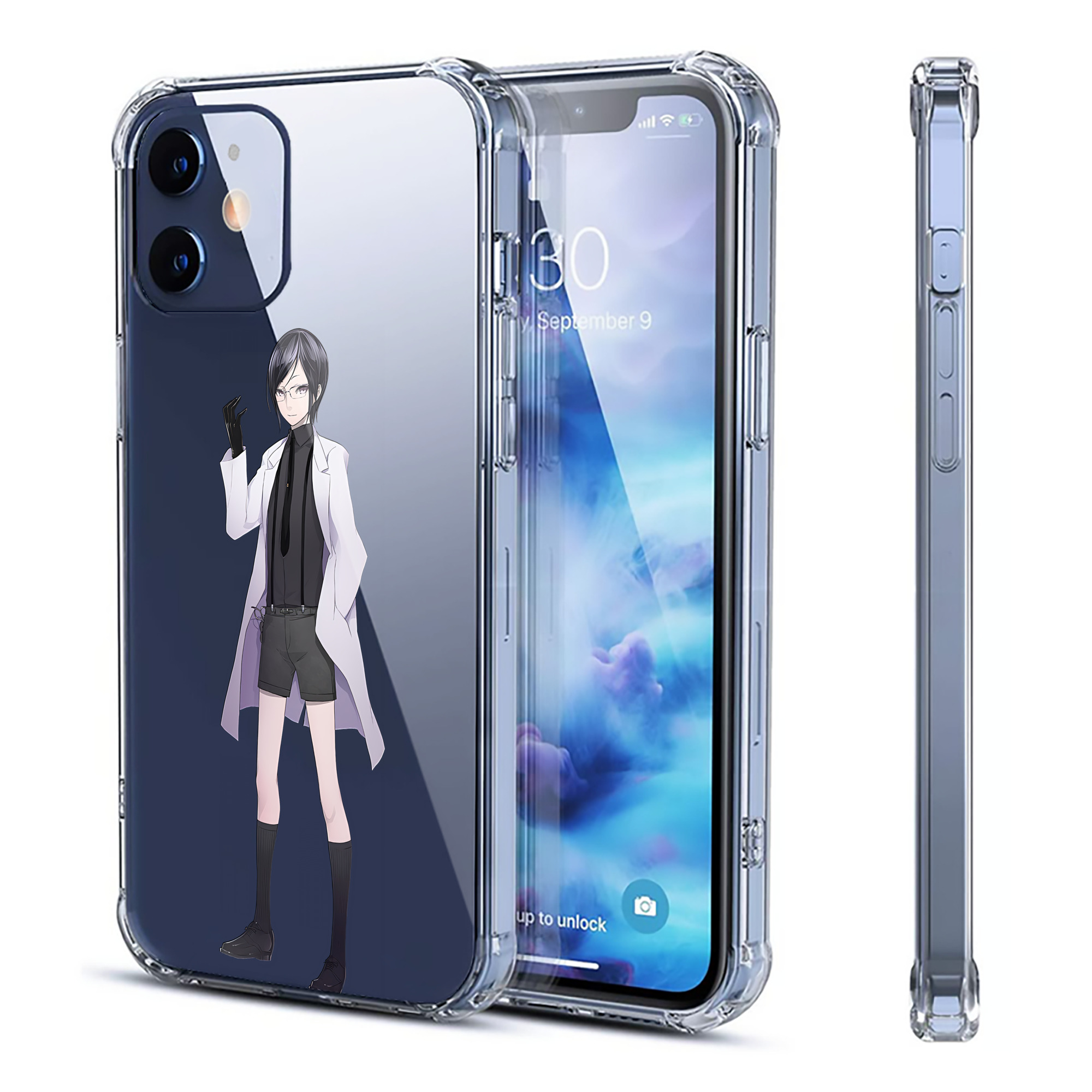 （画像用） 刀剣乱舞 Touken Ranbu 【iPhone 12シリーズ対応】透明スマホケース（クリアソフトケース）